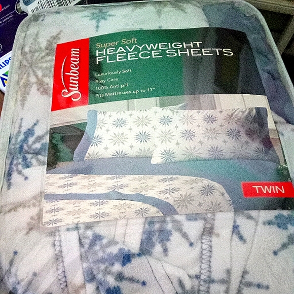 Sunbeam | Bedding | Sunbeam Super Soft Heavyweight Fleece Sheets Twin Size  | Poshmark